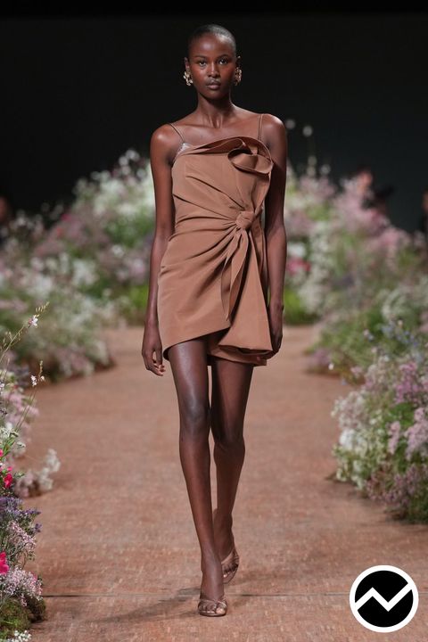 Elie Saab, SS27 womenswear, Cinched Dress, look 9