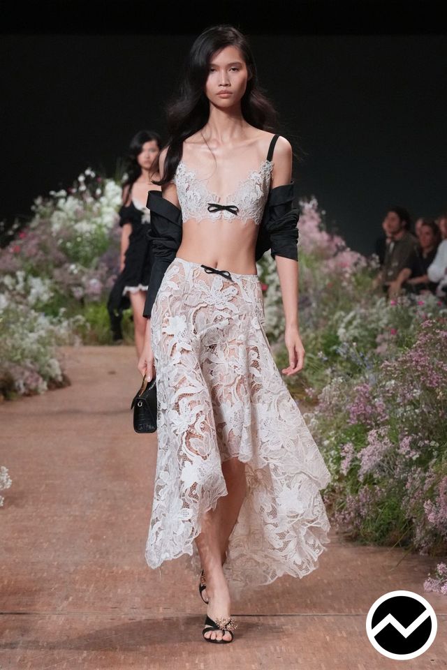 Elie Saab, SS27 womenswear, Scalloped Top, look 27
