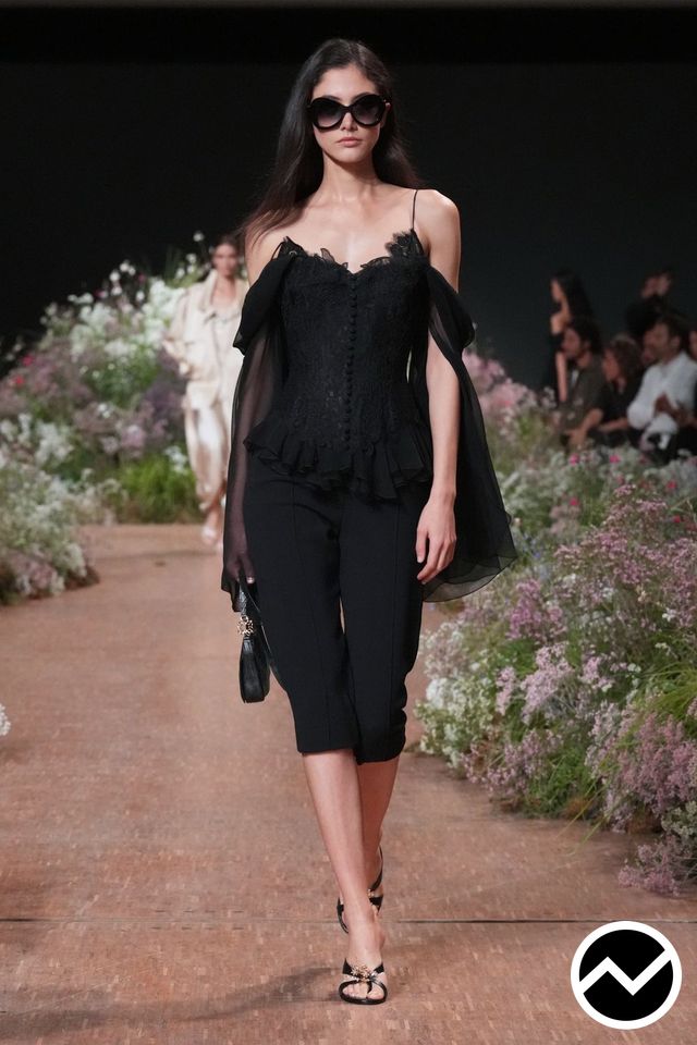 Elie Saab, SS27 womenswear, Capri Pants, look 30