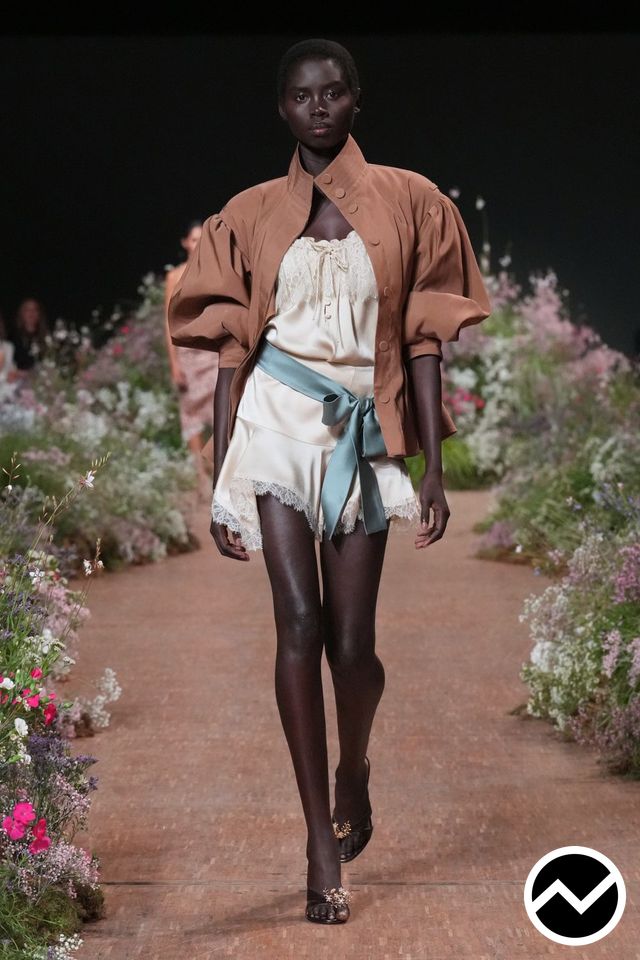 Elie Saab, SS27 womenswear, Mocha, look 35