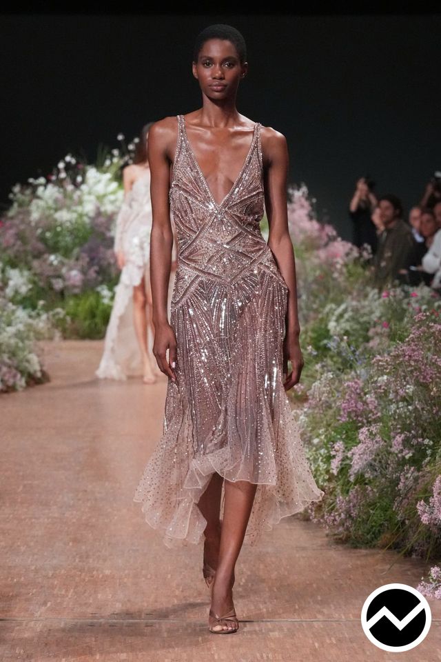 Elie Saab, SS27 womenswear, Geometric, look 45