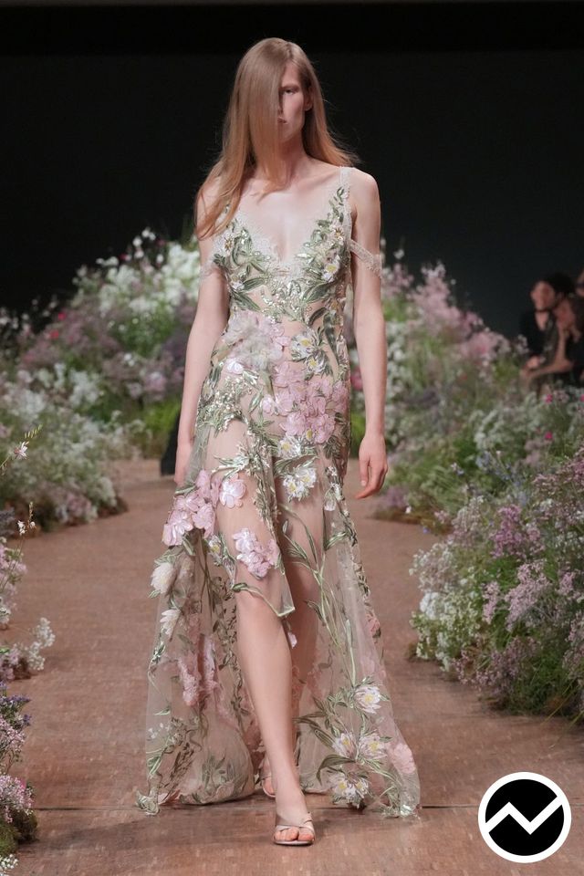 Elie Saab, SS27 womenswear, Blush, look 60