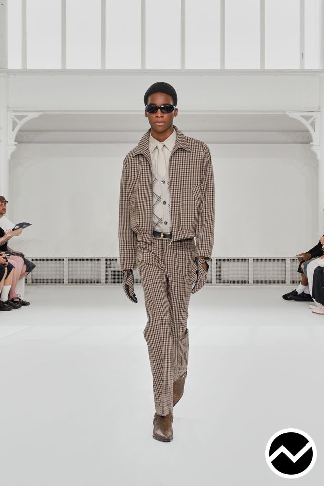 Ernest W. Baker, SS27 menswear, Harrington, look 19