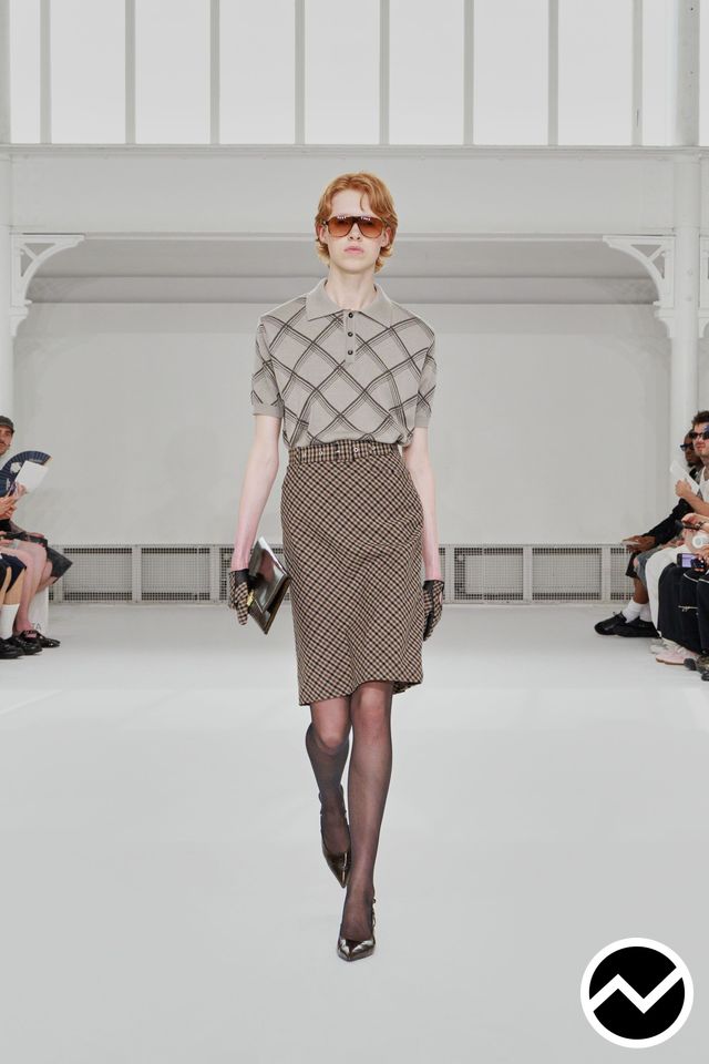 Ernest W. Baker, SS27 womenswear, Half Placket Shirts, look 20