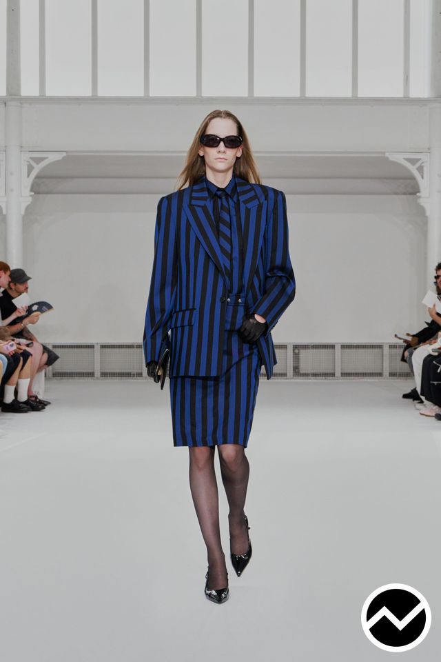Ernest W. Baker, SS27 womenswear, Navy, look 30