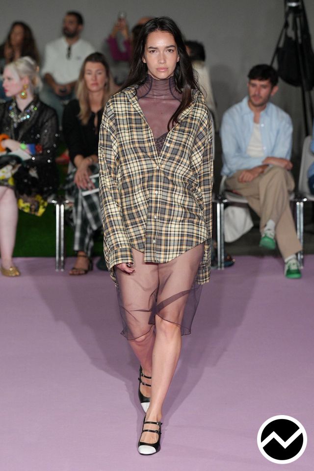 Ester Manas, SS27 womenswear, Checked, look 4