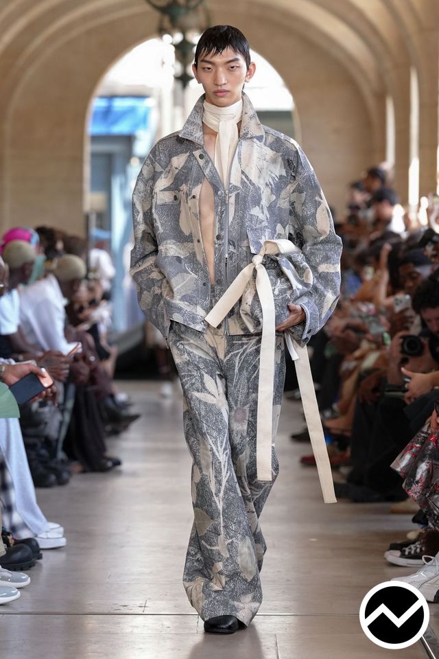Feng Chen Wang, SS27 menswear, Conversational, look 1
