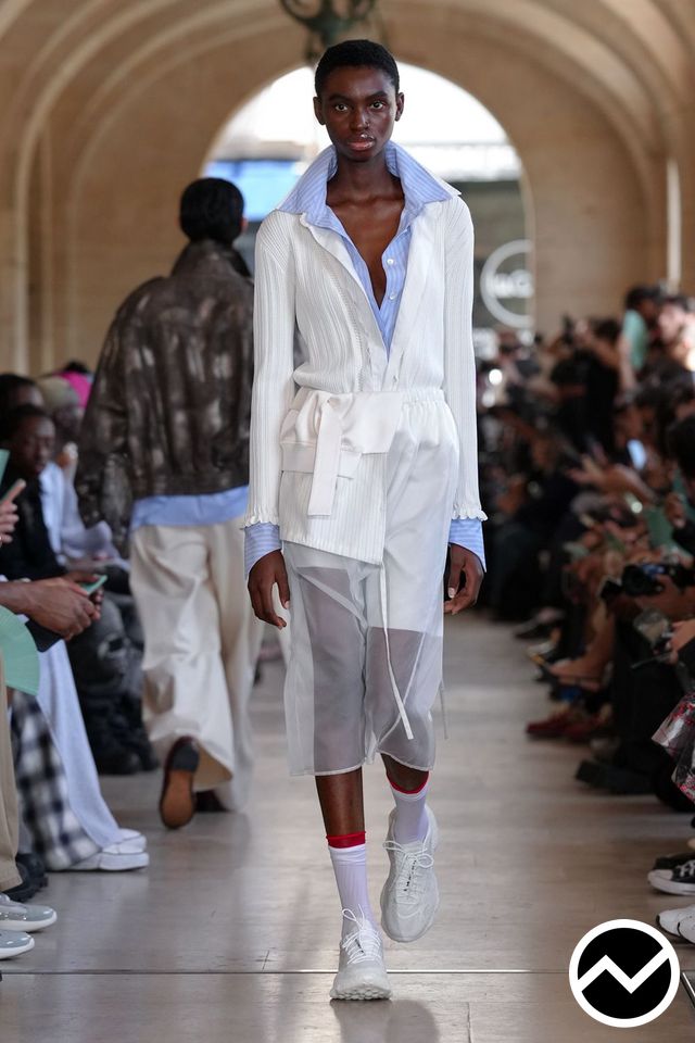 Feng Chen Wang, SS27 menswear, White, look 9