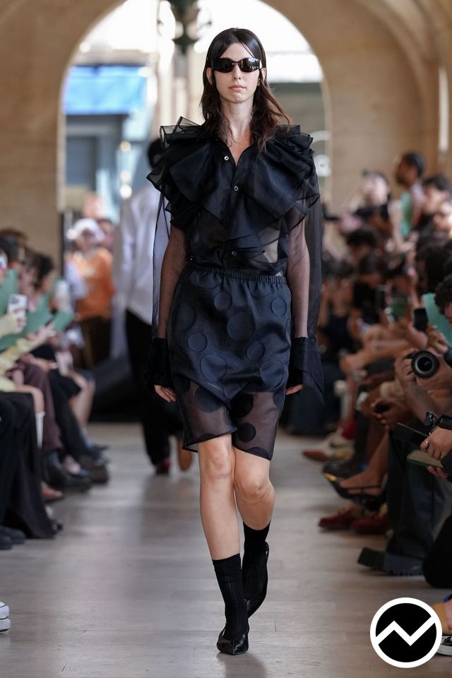 Feng Chen Wang, SS27 womenswear, Polka Dot, look 37
