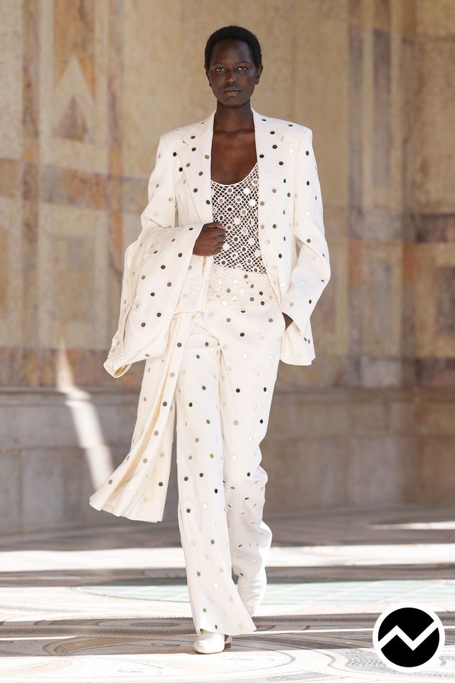 Gabriela Hearst SS27 womenswear, look 1