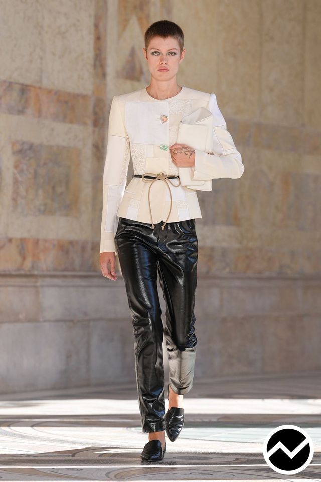 Gabriela Hearst, SS27 womenswear, Belted Jacket, look 6
