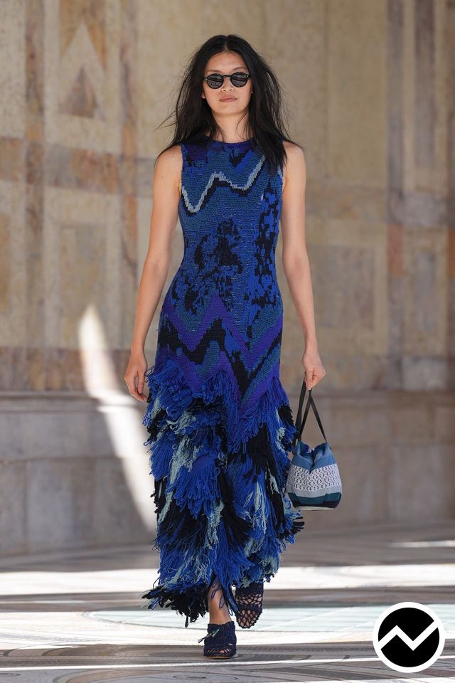 Gabriela Hearst, SS27 womenswear, Chevron, look 21