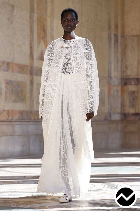 Gabriela Hearst, SS27 womenswear, Lace, look 42