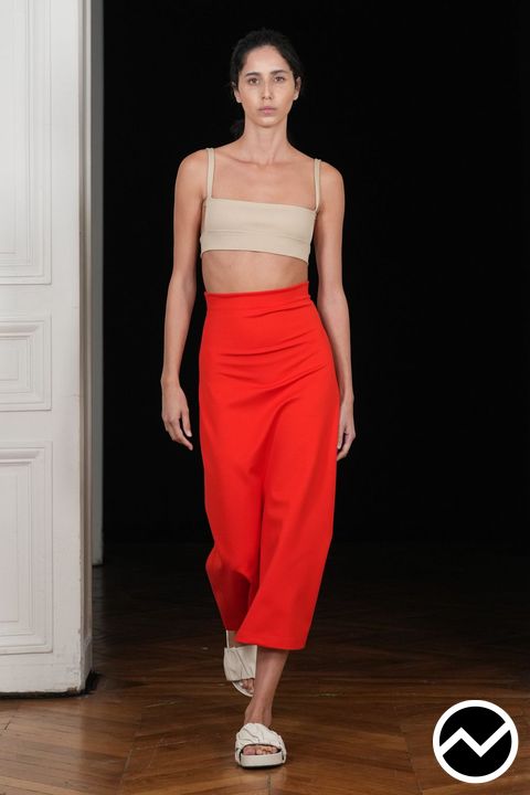 Gauchere, SS27 womenswear, Straight Skirts, look 18