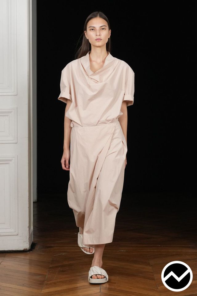 Gauchere, SS27 womenswear, Draped Blouse, look 21
