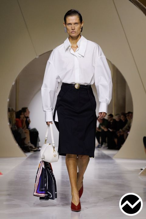 Givenchy, SS27 womenswear, Straight Skirts, look 4