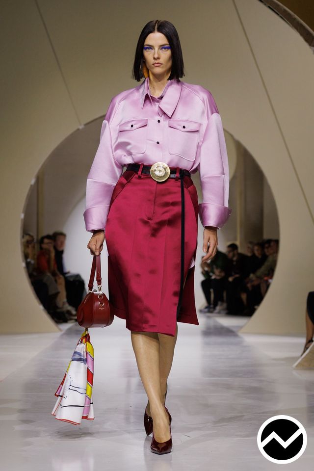 Givenchy, SS27 womenswear, Midi Skirts, look 9
