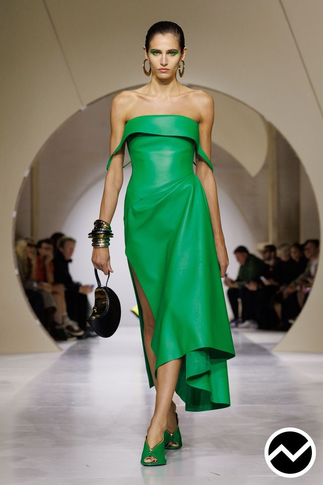 Givenchy, SS27 womenswear, Cinched Dress, look 28