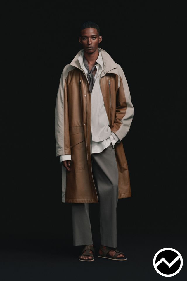 Hermès SS27 menswear, look 1