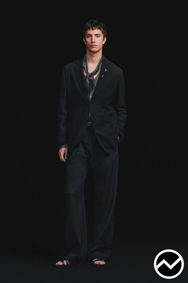 Hermès, SS27 menswear, Black, look 38