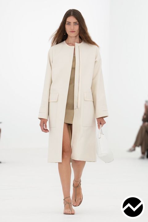 Hermès, SS27 womenswear, Zip Up Coat, look 4