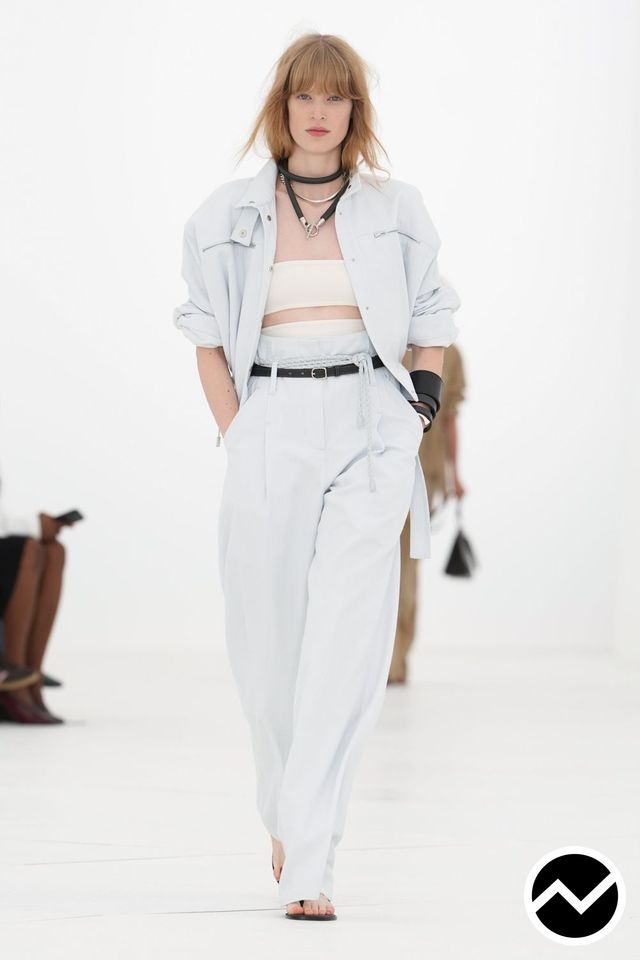 Hermès, SS27 womenswear, Top Collar Jacket, look 8