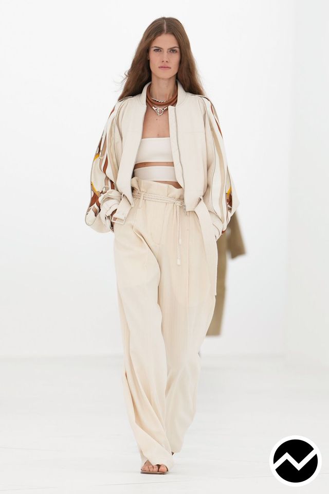 Hermès, SS27 womenswear, Palazzo Pants, look 15