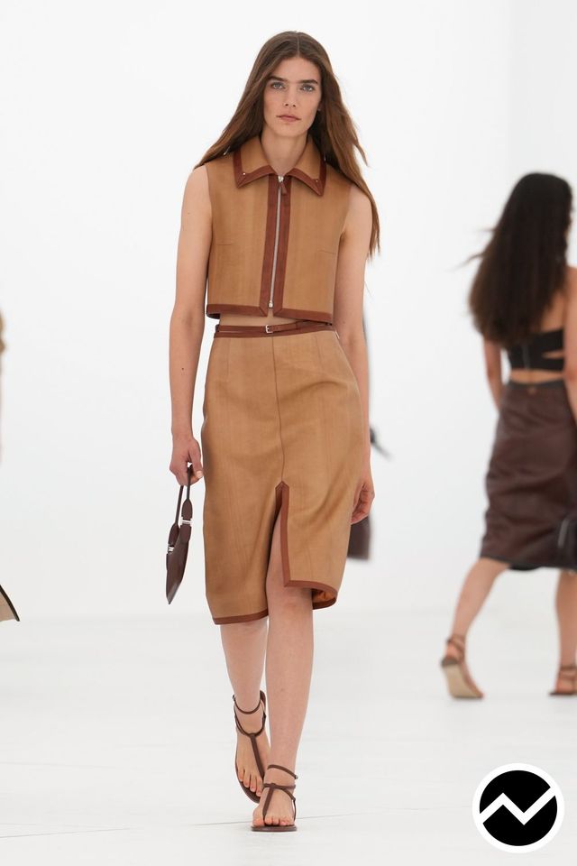 Hermès, SS27 womenswear, Tailored Vest, look 21