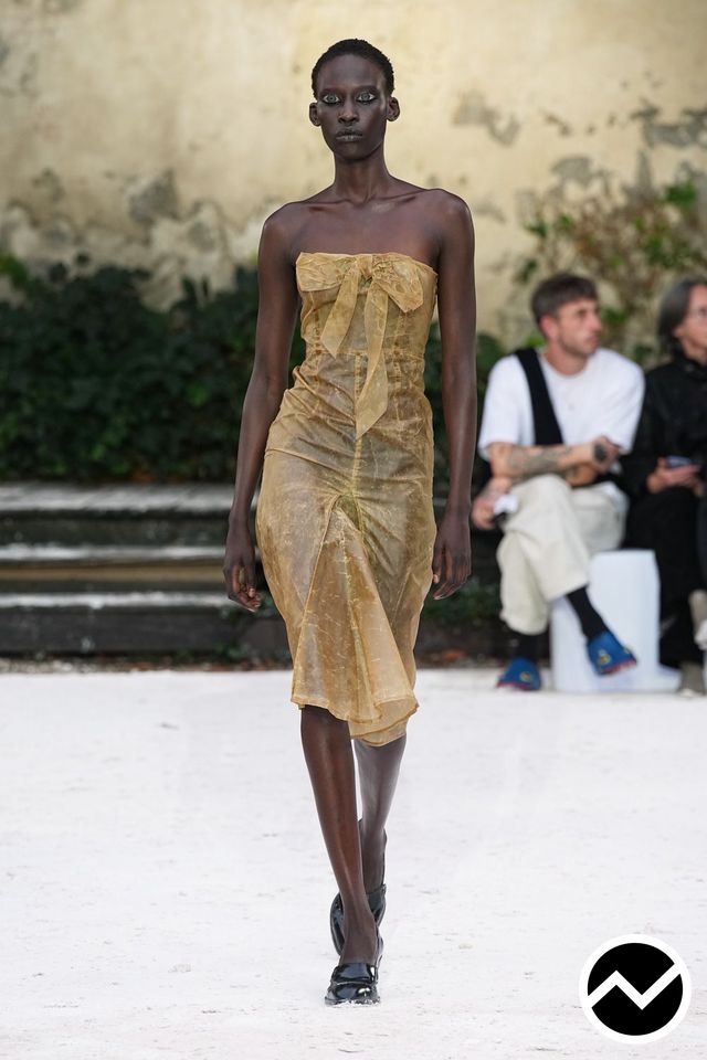 Hodakova, SS27 womenswear, Mustard, look 4