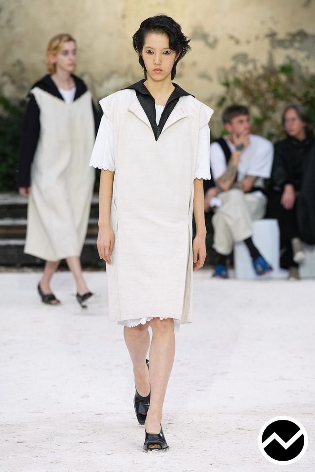 Hodakova, SS27 womenswear, Muslin, look 12