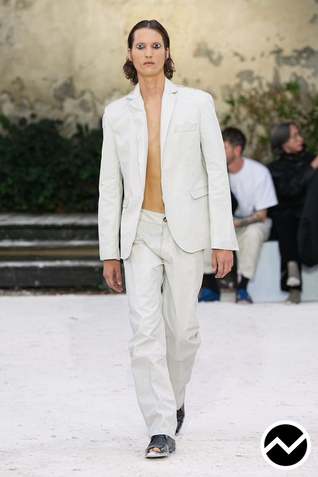 Hodakova, SS27 menswear, White, look 41
