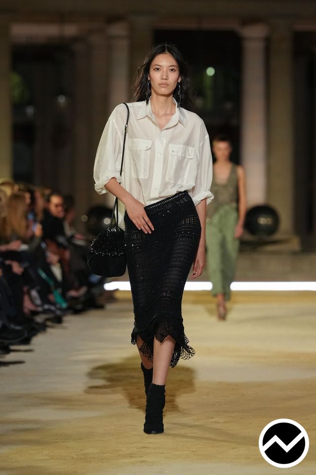 Isabel Marant, SS27 womenswear, Straight Skirts, look 7