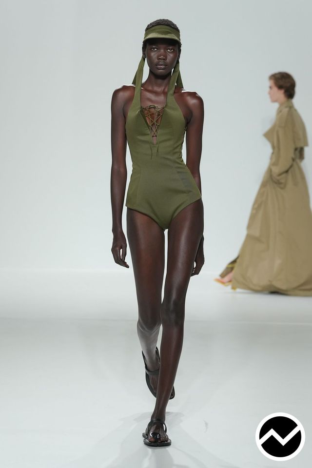 Jean Paul Gaultier, SS27 womenswear, Moss, look 21