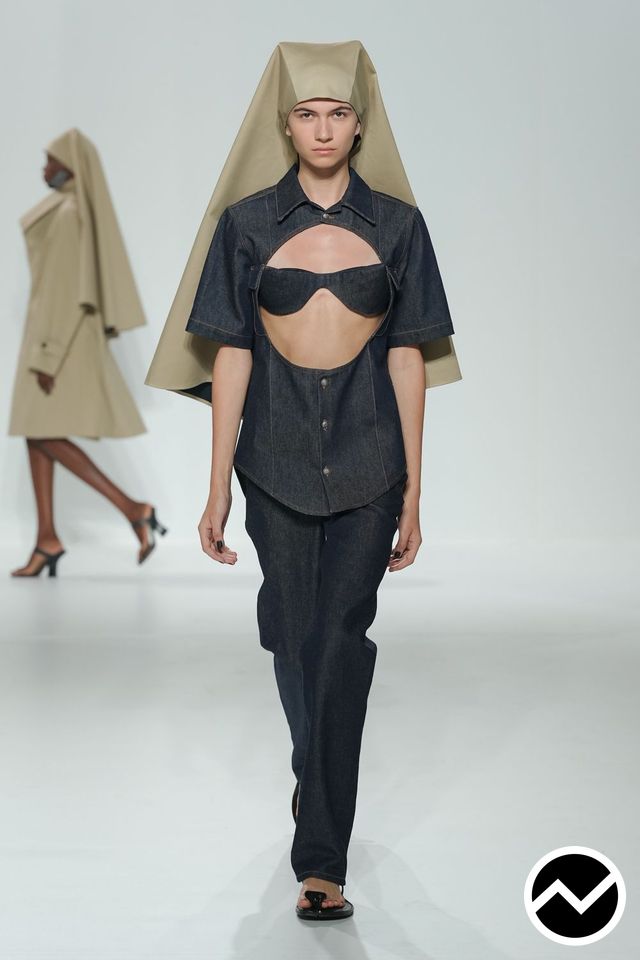 Jean Paul Gaultier, SS27 womenswear, Denim, look 23