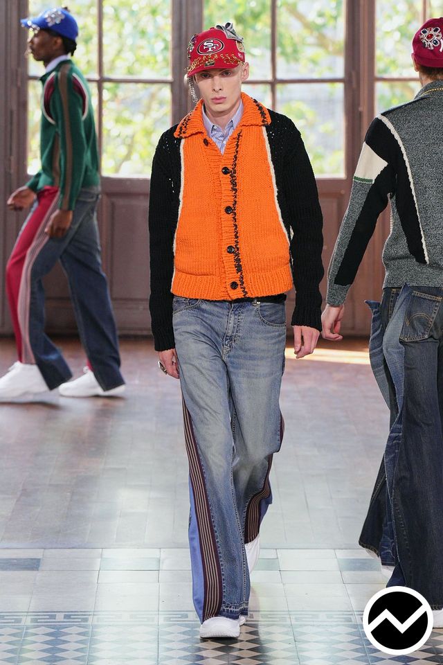 Junya Watanabe, SS27 menswear, Orange, look 37