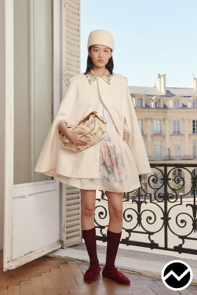 Kenzo, SS27 womenswear, Top Collar Coat, look 36