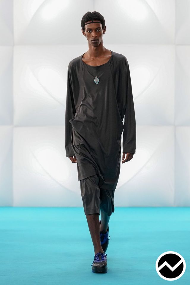 Kiko Kostadinov, SS27 menswear, Oversized T-Shirts, look 9
