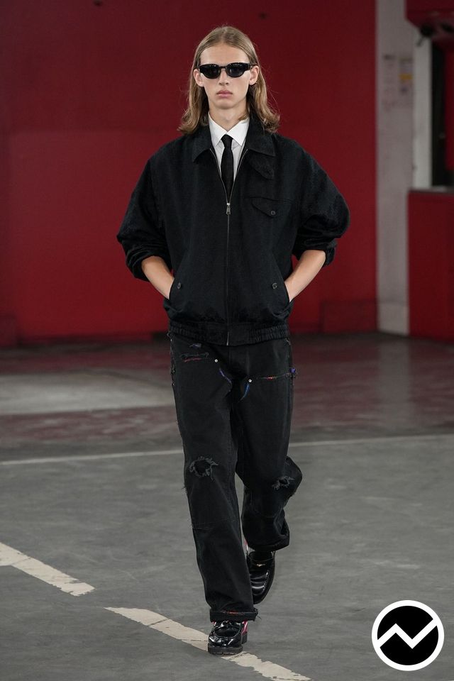 Kolor, SS27 menswear, Grunge, look 9