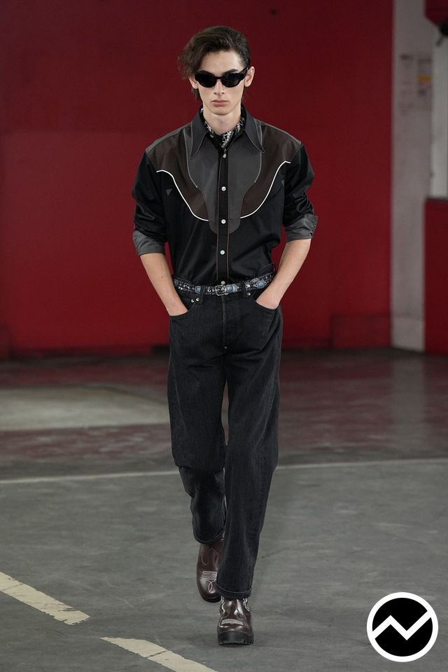 Kolor, SS27 menswear, Western, look 11