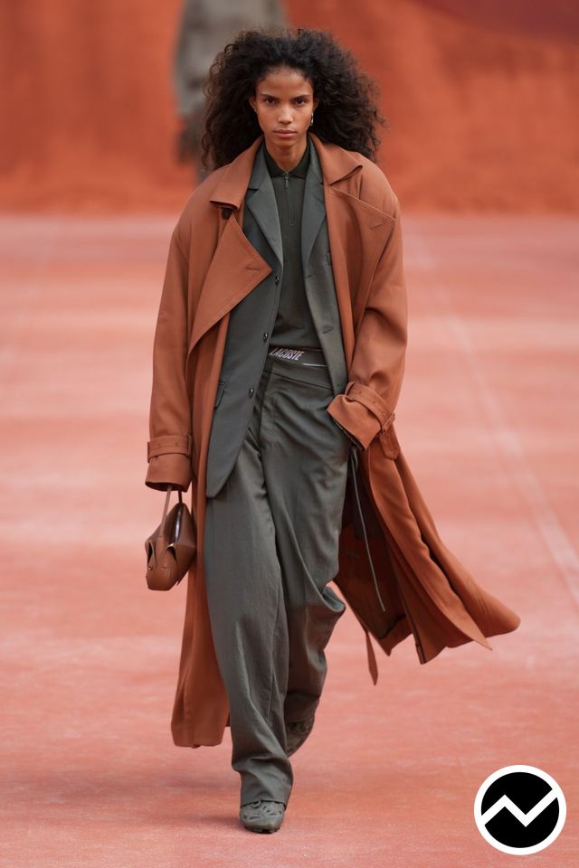 Lacoste, SS27 womenswear, Terra Cotta, look 1