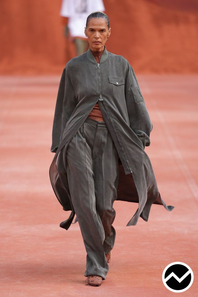Lacoste, SS27 womenswear, Zip Up Coat, look 7