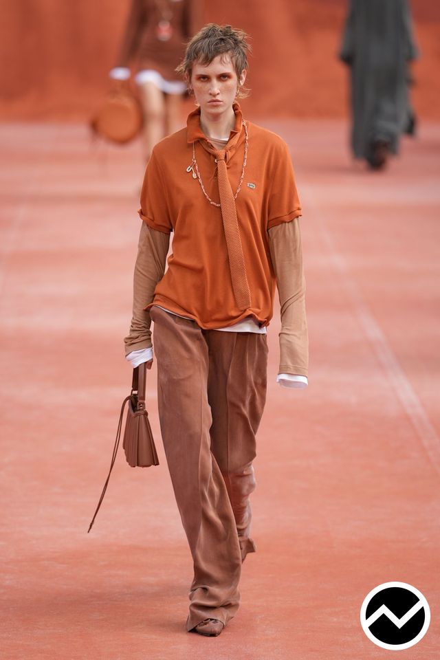 Lacoste, SS27 womenswear, Pumpkin, look 15