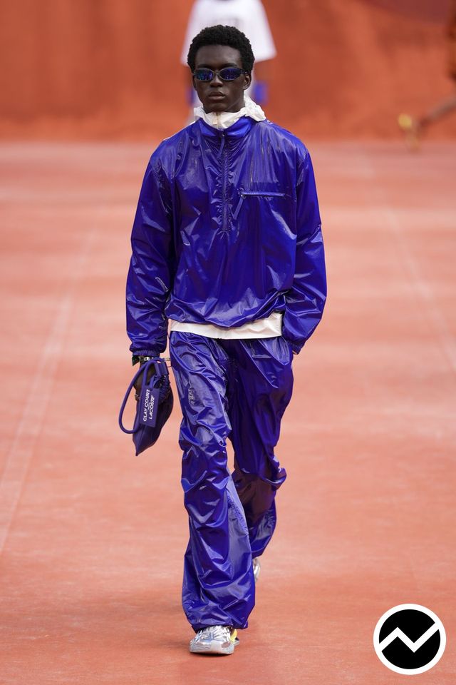 Lacoste, SS27 menswear, Royal Blue, look 20