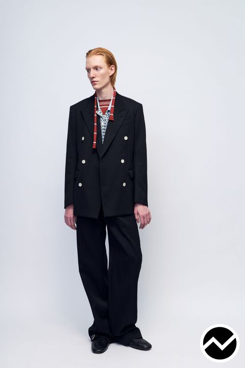 Lanvin, SS27 menswear, Double Breasted Jacket, look 25