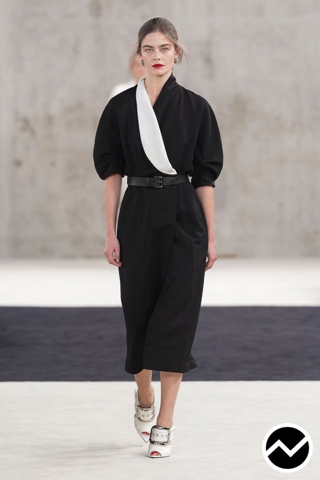 Lanvin, SS27 womenswear, Elbow Sleeve Dress, look 3
