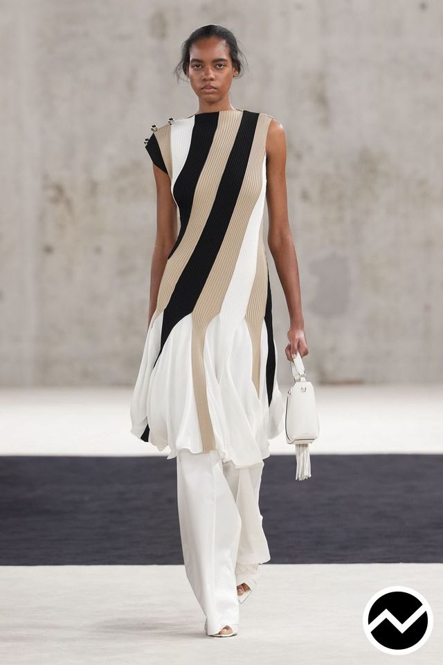 Lanvin, SS27 womenswear, Ribbed, look 11
