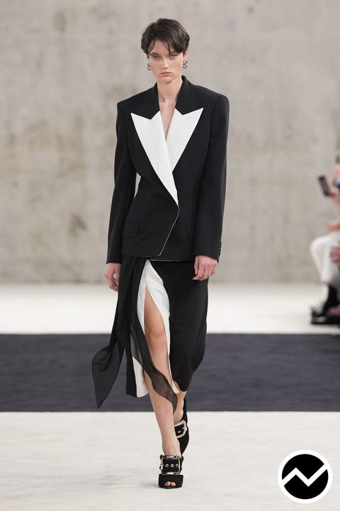 Lanvin, SS27 womenswear, Slit Skirts, look 24