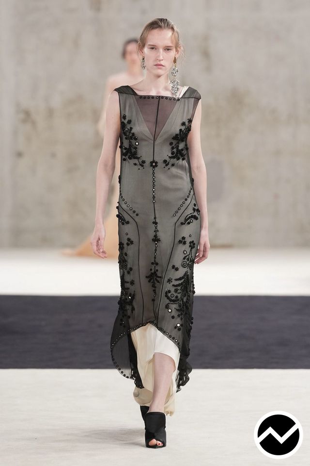 Lanvin, SS27 womenswear, Cap Sleeve Dress, look 34