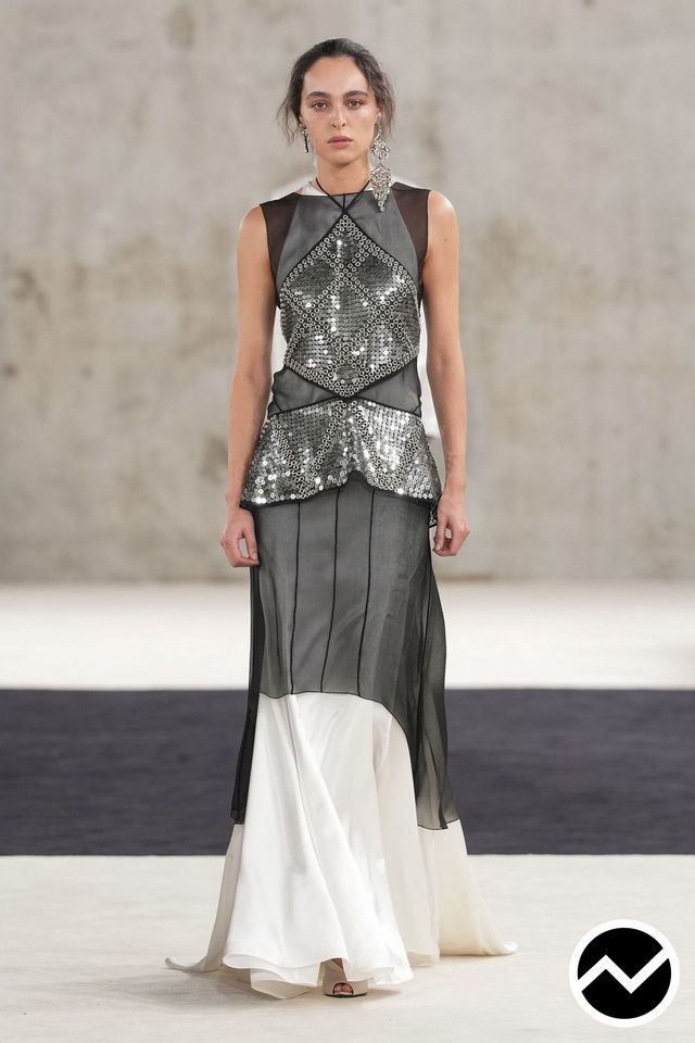 Lanvin, SS27 womenswear, Geometric, look 42