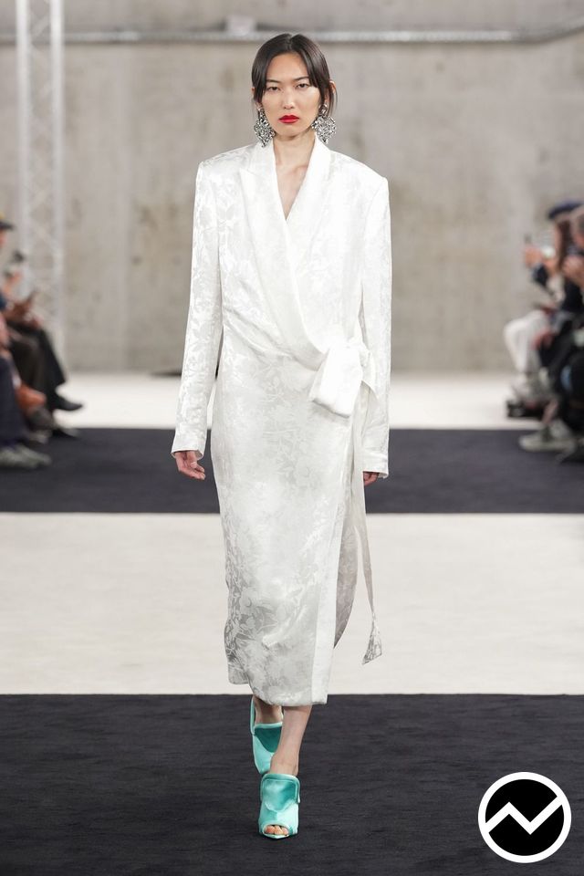 Lanvin, SS27 womenswear, Wrap Coat, look 43